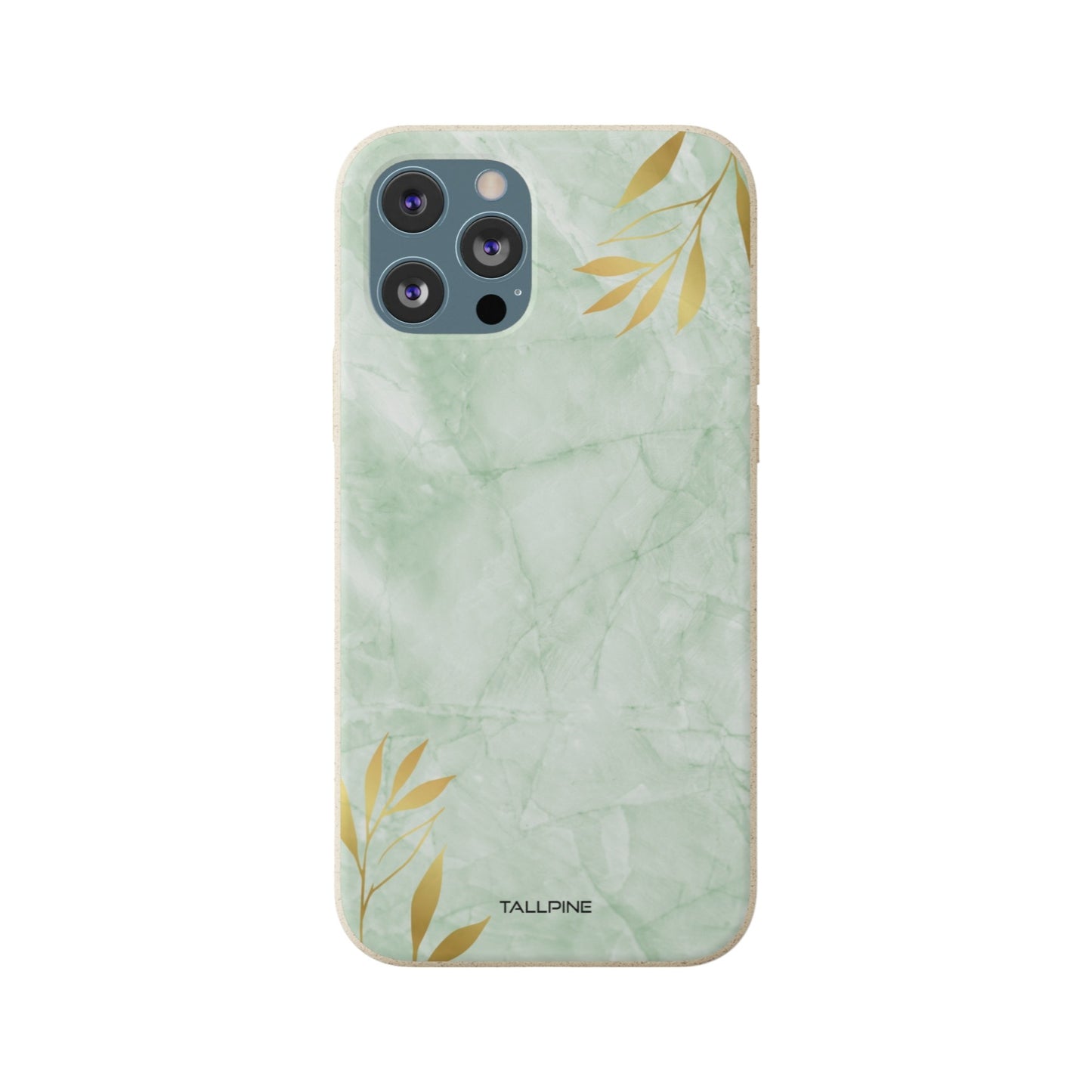 Gilded Mint Marble - Eco Case iPhone 12 Pro Max - Tallpine Cases | Sustainable and Eco-Friendly - Abstract Green Nature