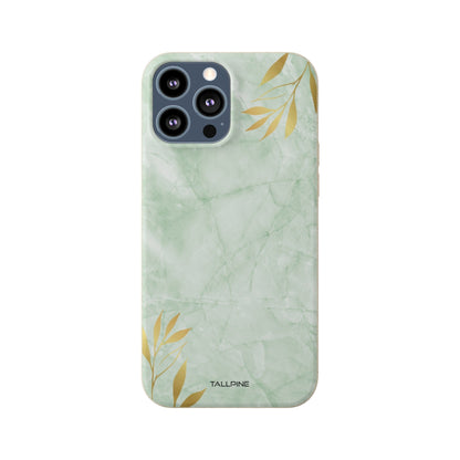 Gilded Mint Marble - Eco Case - Tallpine Cases | Sustainable and Eco-Friendly - Abstract Green Nature