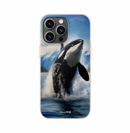 Orca Awakening - Eco Case - Tallpine Cases | Sustainable and Eco-Friendly - Animals Blue Orca Sealife
