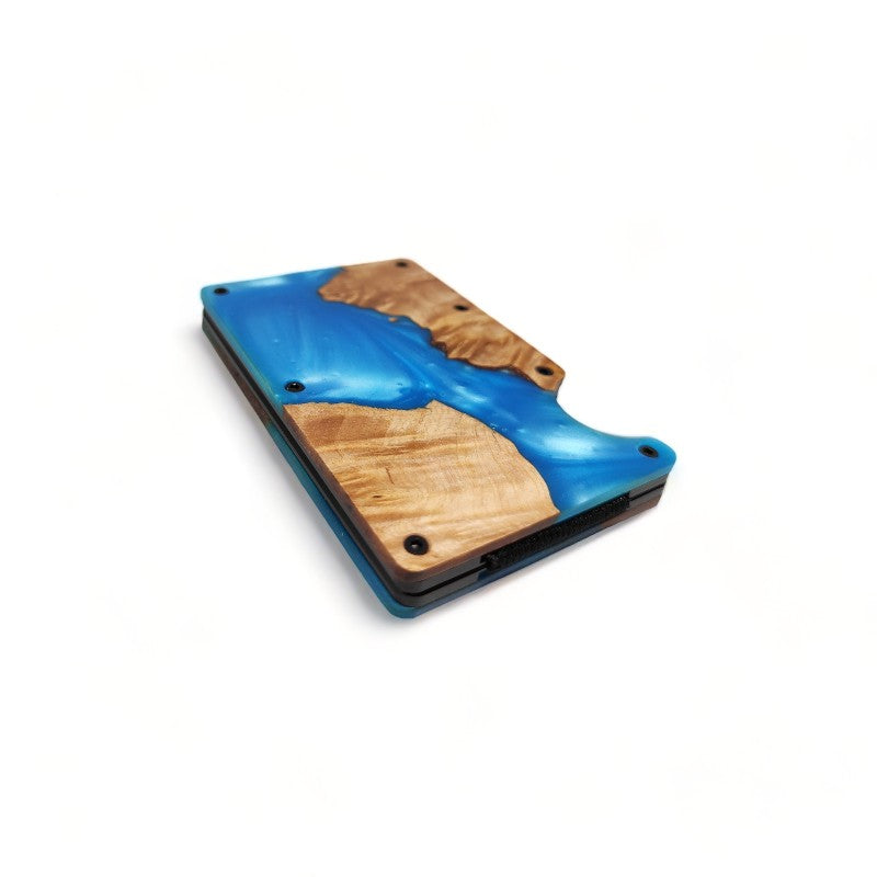 Wood and Resin Card Holder Wallet - Tallpine Cases | Sustainable and Eco-Friendly - card holder